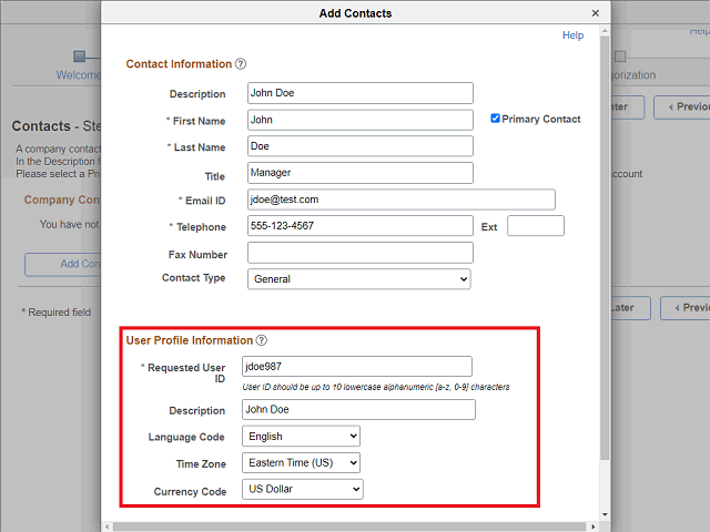 Screen image of this step