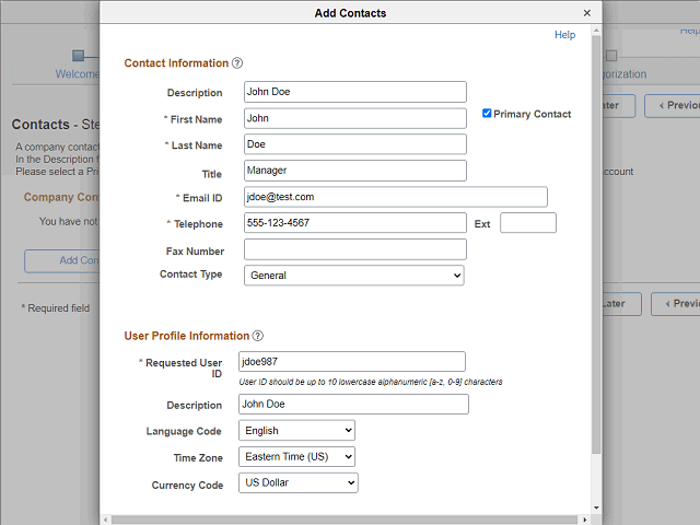 Screen image of this step